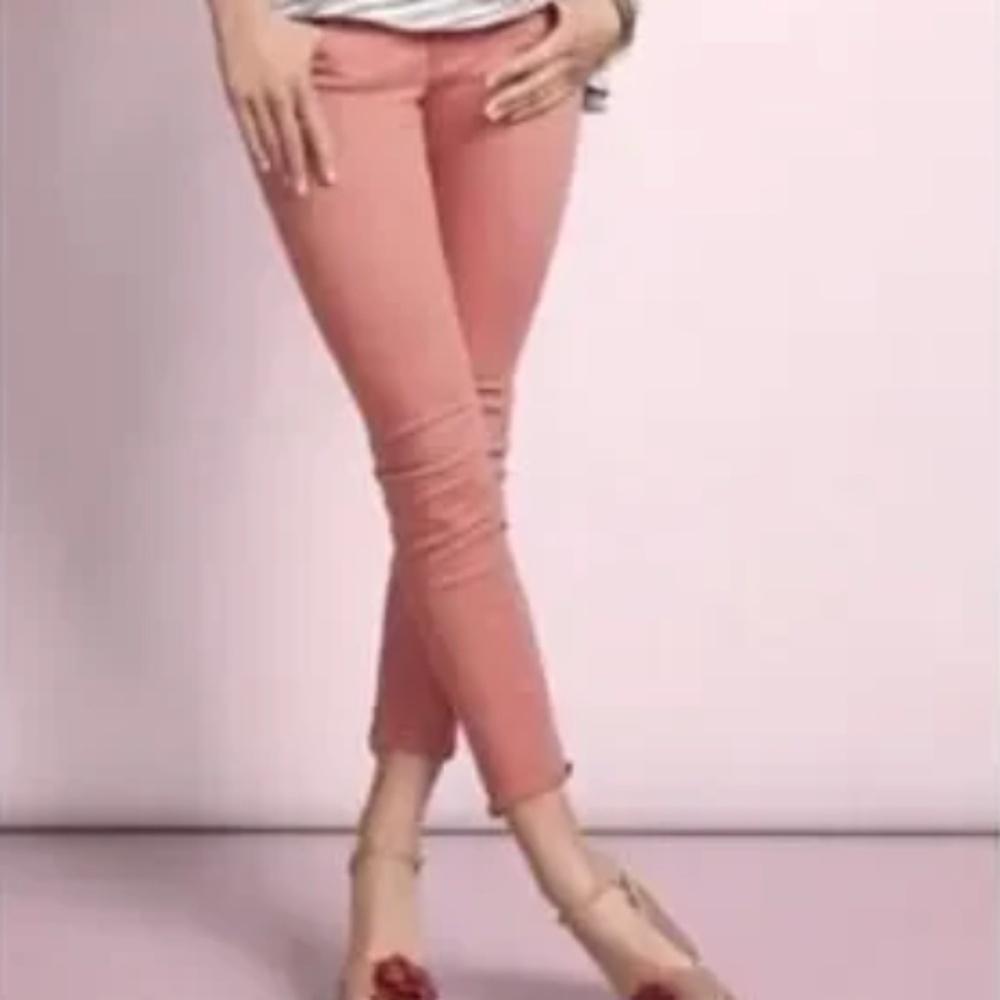 Cabi Brick Dust Pink Curvy Skinny Pants #5311 Size 10